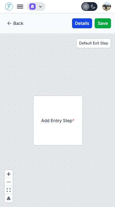 Flow CRM mobile view